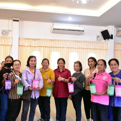 โครงการฝึกอบรมสานเส้นพลาสติก ประจำปีงบประมาณ พ.ศ. 2567
